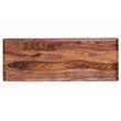 Hawthorne Collections Solid Sheesham Wood Brown Console Table Rectangular