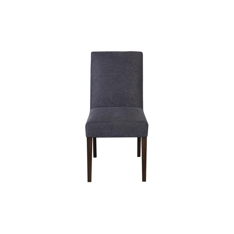 Hawthorne Collections Enna Solid Wood Dining Chair in Gray (Set of 2)
