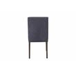 Hawthorne Collections Enna Solid Wood Dining Chair in Gray (Set of 2)