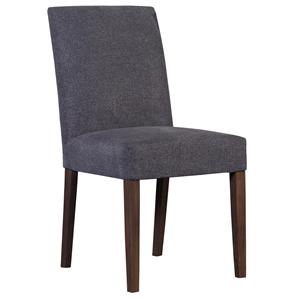 Hawthorne Collections Enna Solid Wood Dining Chair - Gray