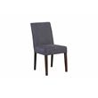 Hawthorne Collections Enna Solid Wood Dining Chair in Gray (Set of 2)