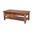 Hawthorne Collections Sante Fe Solid Sheesham Wood Coffee Table - Brown