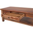 Hawthorne Collections Sante Fe Solid Sheesham Wood Coffee Table - Brown