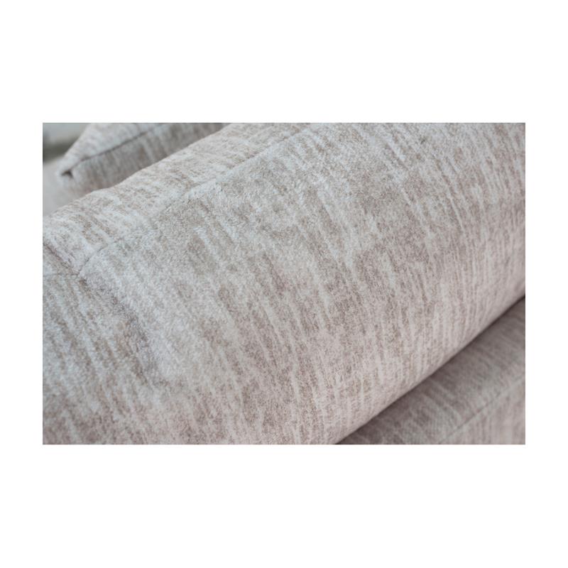 Hawthorne Collections Contemporary Soft Microfiber Loveseat in Cream