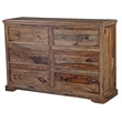 Hawthorne Collections Sante Fe Solid Sheesham Wood Dresser - Brown