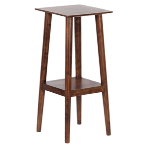 Hawthorne Collections Portola Solid Acacia Wood End Table - Brown