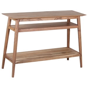 Hawthorne Collections Portola Solid Acacia Wood Console Table - Natural