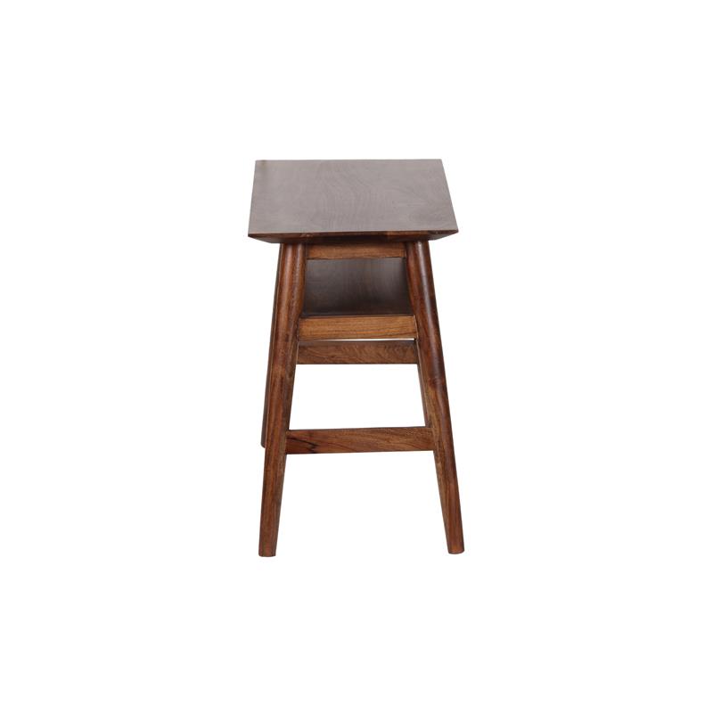 Hawthorne Collections Portola Solid Acacia Wood End Table - Brown