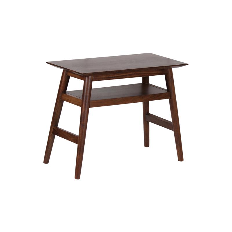 Hawthorne Collections Portola Solid Acacia Wood End Table - Brown