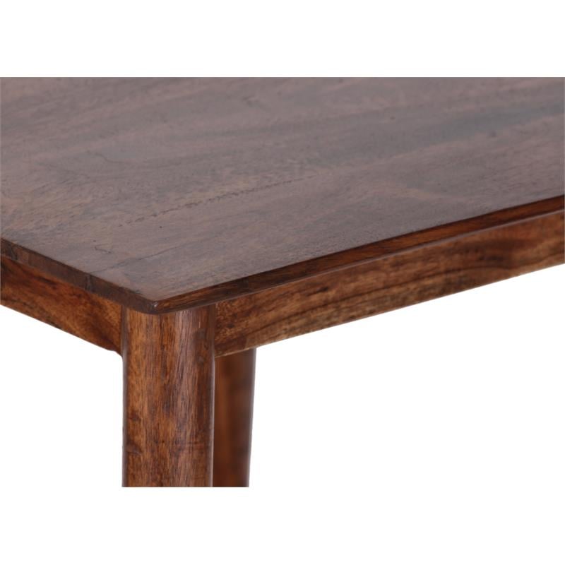 Hawthorne Collections Portola Solid Acacia Wood End Table - Brown