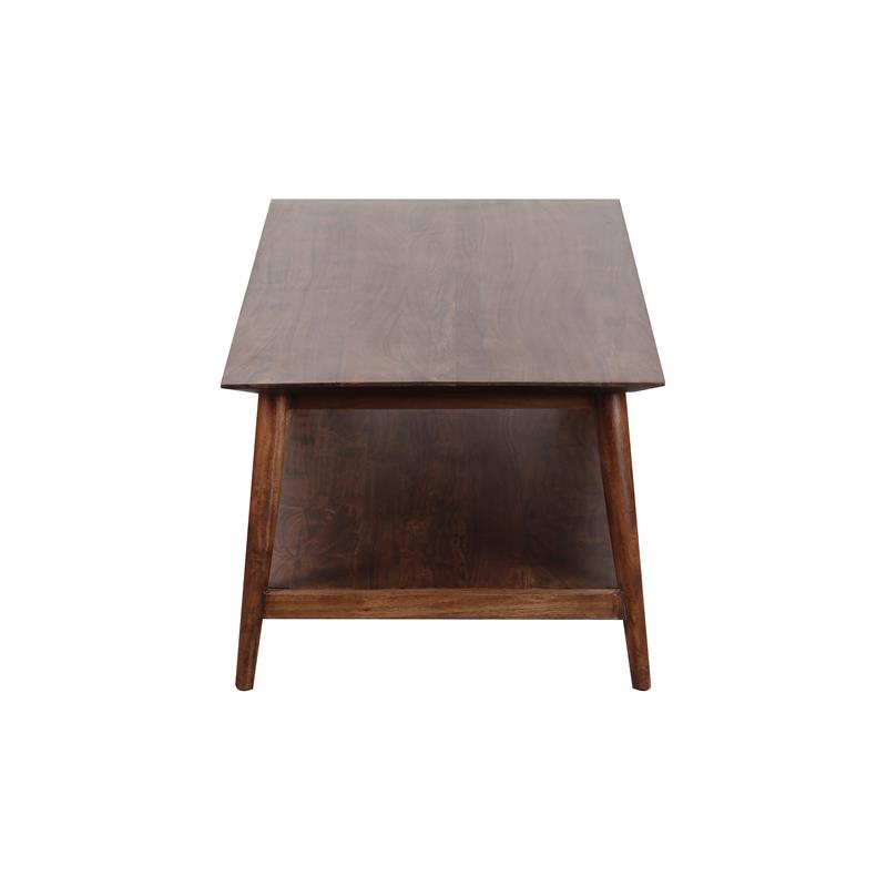 Hawthorne Collections Portola Solid Acacia Wood Coffee Table - Brown