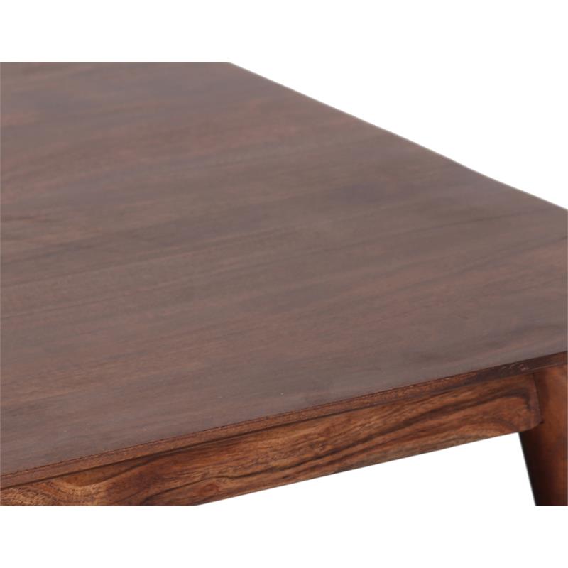 Hawthorne Collections Portola Solid Acacia Wood Coffee Table - Brown
