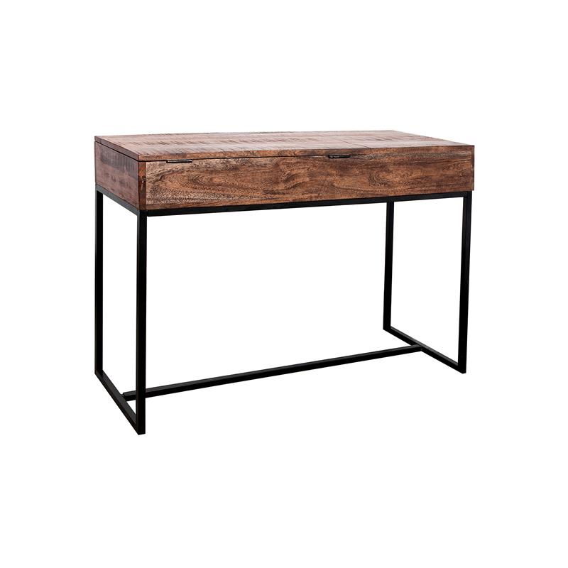 Hawthorne Collections Lakewood Solid Acacia Wood Console Table - Brown