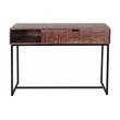Hawthorne Collections Lakewood Solid Acacia Wood Console Table - Brown