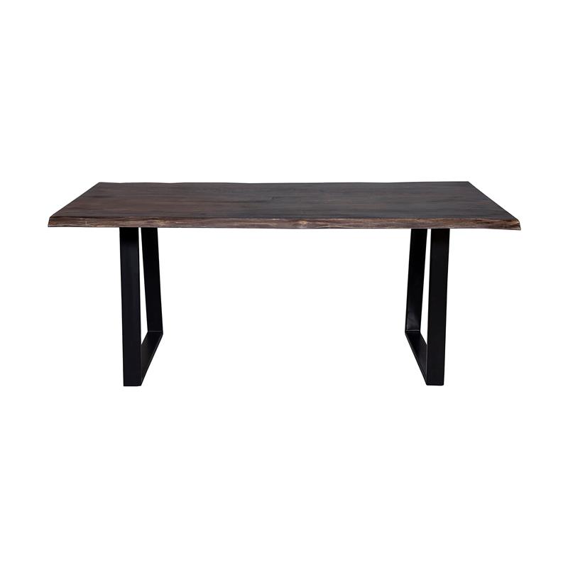 Hawthorne Collections Manzanita Solid Sheesham Wood Dining Table - Gray