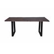 Hawthorne Collections Manzanita Solid Sheesham Wood Dining Table - Gray
