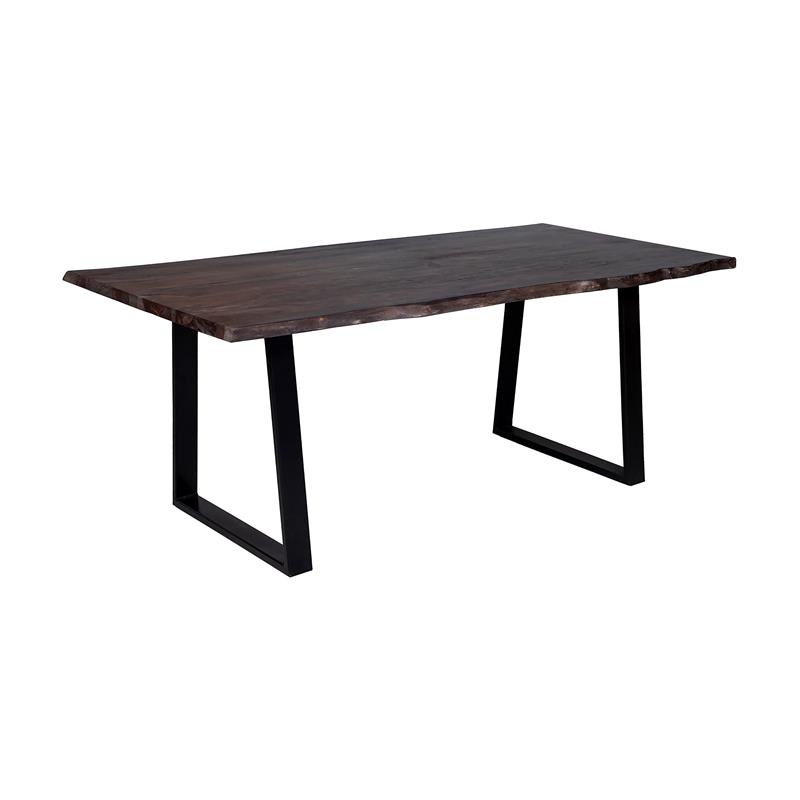 Hawthorne Collections Manzanita Solid Sheesham Wood Dining Table - Gray