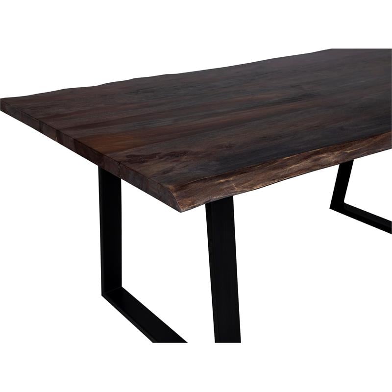 Hawthorne Collections Manzanita Solid Sheesham Wood Dining Table - Gray