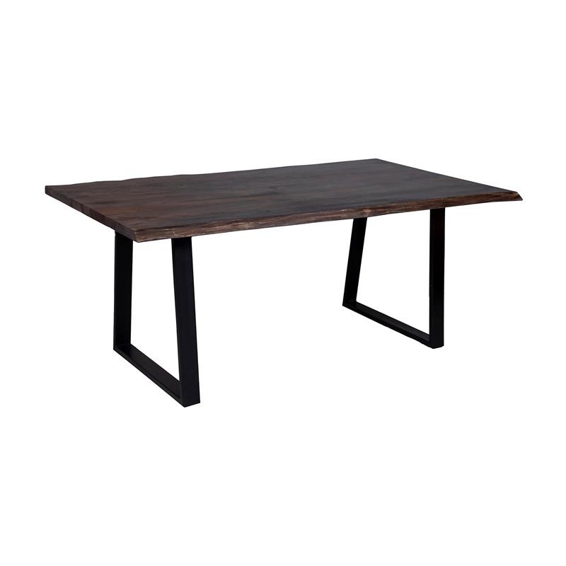 Hawthorne Collections Manzanita Solid Sheesham Wood Dining Table - Gray