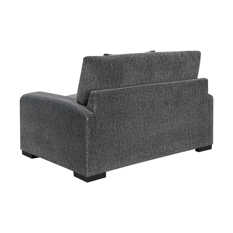 Hawthorne Collections Largo Soft Microfiber Chair - Gray