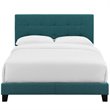Hawthorne Collections Upholstered Twin Bed in Teal