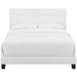 Hawthorne Collections Upholstered Twin Bed in White