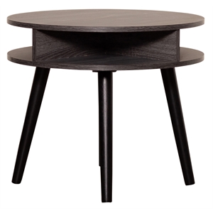 Hawthorne Collections Skagen Mid-Century Modern End Table - Gray