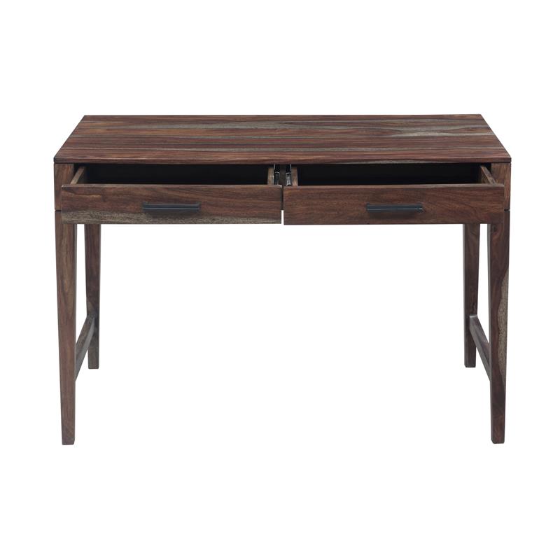 Hawthorne Collections Fall River Solid Sheesham Wood Desk - Natural