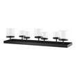 Hawthorne Collections Metal Candle Holder Centerpiece in Black