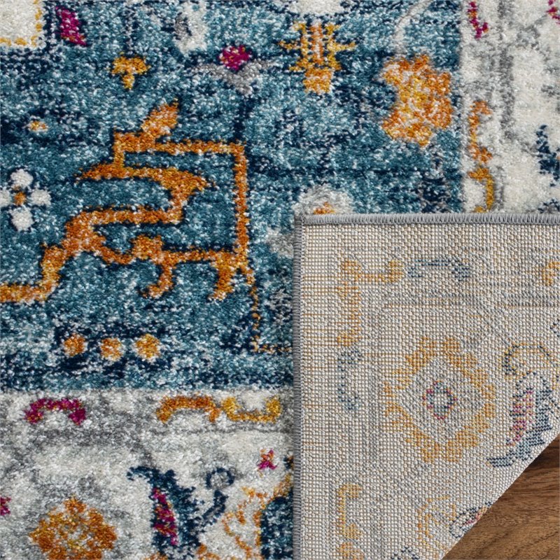 Hawthorne Collections Contemporary 8' x 10' Rug in Multi Color