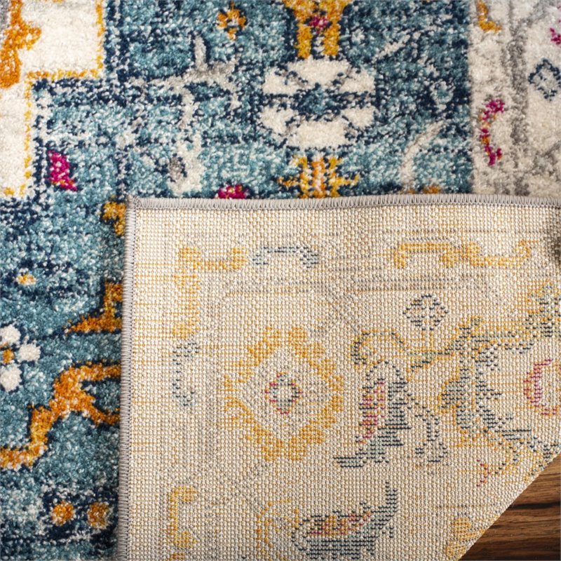 Hawthorne Collections Contemporary 8' x 10' Rug in Multi Color