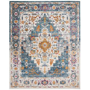 Hawthorne Collections Contemporary 8' x 10' Rug in Multi Color