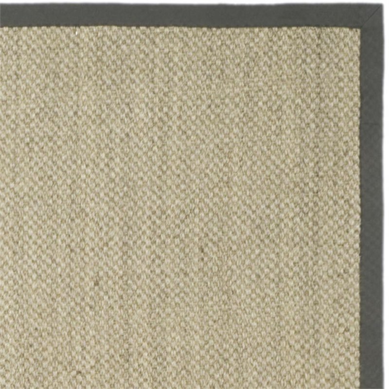 Hawthorne Collections Contemporary 2' X 4' Power Loomed Sisal Rug