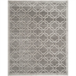 Hawthorne Collections Contemporary Gray Indoor Outdoor Rug - 10' x 14'
