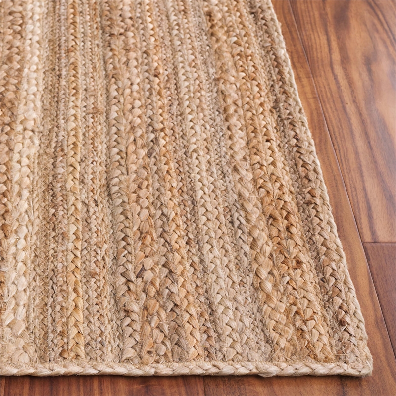 Hawthorne Collections 8' X 10' Hand Woven Jute Rug in Natural