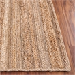 Hawthorne Collections 8' X 10' Hand Woven Jute Rug in Natural
