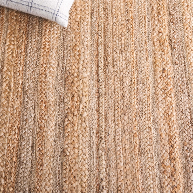 Hawthorne Collections 8' X 10' Hand Woven Jute Rug in Natural