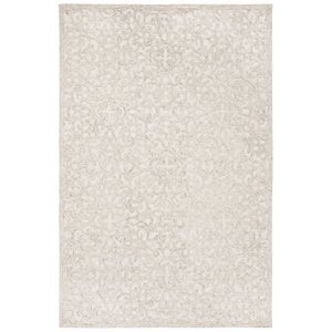 Hawthorne Collections 8' x 10' Hand Tufted Wool Rug in Camel and Ivory