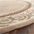 Hawthorne Collections 8' X 10' Hand Hooked Rug in Olive and Ivory