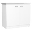 Hawthorne Collections 2Pc Set of Utility Sink with Cabinet & High Pantry Cabinet