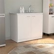 Hawthorne Collections 2Pc Set of Utility Sink with Cabinet & High Pantry Cabinet