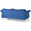 Hawthorne Collections 2-Piece Set with Sofa and Loveseat in Navy Blue