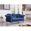 Hawthorne Collections 2-Piece Set with Sofa and Loveseat in Navy Blue