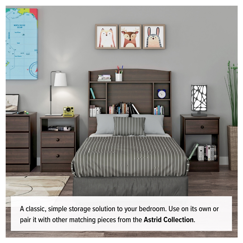 matching dresser and nightstand Contemporary Craftsman 3-Drawer Nightstand main image 0