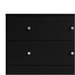 Hawthorne Collections 2 Piece Set with Chest and Double Dresser in Black