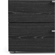 Hawthorne Collections 4 Piece Set with Dresser & 2 Nightstands and Chest - Black