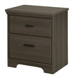 Hawthorne Collections Set of 4 Dresser and Chest and 2 Nightstands - Gray Maple