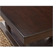 Hawthorne Collections Set of 3 Coffee Table and 2 End Tables in Espresso Cherry