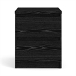 Hawthorne Collections 3 Piece Set - Double Dresser and 2 Nightstands in Black