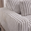 Hawthorne Collections Sofa Slider Power Recliner Glider in Presley Latte